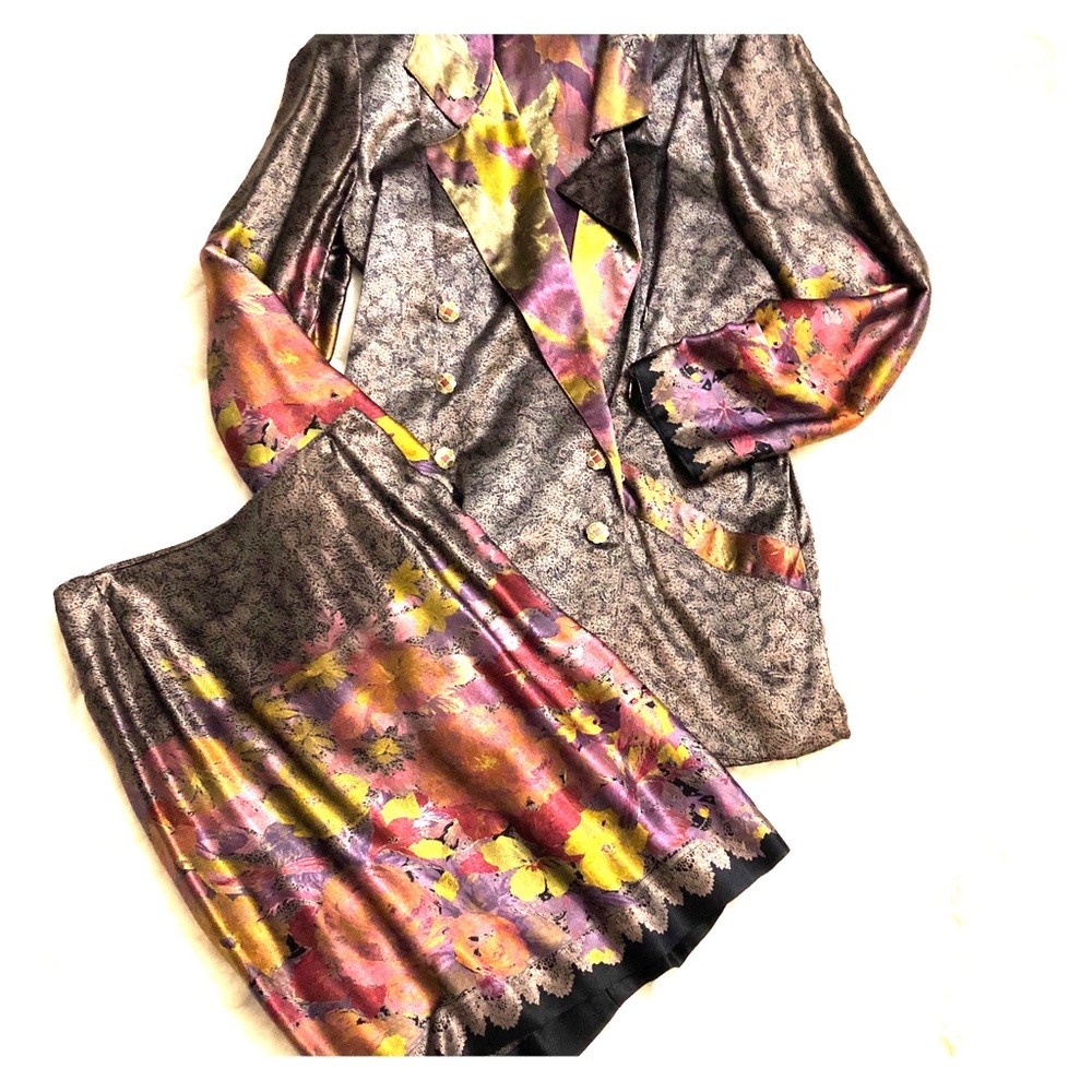 Jacket with matching skirt